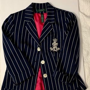 Ralph Lauren Blue Pinstripe Blaze